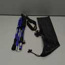 Aluminum Collapsible Ultralight Travel Trekking Hiking Pole for Men and Women (Fits 5'3" - 6'2") (1 PC(1 Pole), P1_Blue)