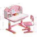 Xaperexi Kids Desk and Chair Set, Height Adjustable Kids Desk