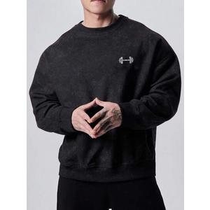 Kings Of NY Barbell Workout Gym Crewneck Sweatshirt, XL