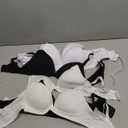 6 PCS Girls Seamless Bra Cotton Bras Adjustable Straps. Size: 34/75