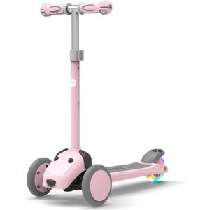MOUNTALK Kids Scooter for Ages 1-12 Years, 3 Wheels Toddler Scooter for Children Age 1-3/3-5/5-8/8-12 Boys and Girls with Adjustable Heights and LED Wheels