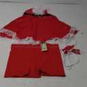 RSLOVE Women's Sexy Santa Christmas Lingerie Set Babydoll Lace Chemises Sleepwear (Medium)