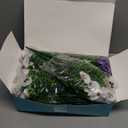 18 Bundles Artificial Flowers for Outdoor, UV Resistant Fake Pansy Flowers, Silk Faux Fowers for Outdoor Planters Home Garden Office Patio Front (Yellow/Purple/White)