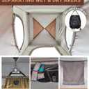 KingCamp Shower Tent Oversize Outdoor for Camping Dressing Portable Shelter Changing Room Privacy Single, Coffee 66x66x85"