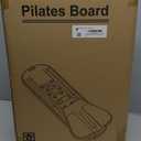 Canlanmu Pilates Board,Multifunctional Rebound Abdominal Board,Foldable Pilates Reformer Set, Ab Core Trainer Machine,Ab Exercise Board,Abs Workout Equipment for Women Home Gym Equipment,Purple