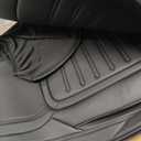 KIBIJI Fit Colorado Premium Leather Car Seat Covers Compatible with Chevy Colorado 2015-2025 2026, Breathable,Wear Resistant, Airbag Compatible, All-Weather Protection & Full Coverage, Full Set Black