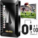 2026 New TV Antenna, 3800+ Miles Long Range Digital Antenna for Smart TV Indoor with Amplifier,Outdoor HDTV Antennas for Local Channels Support All TVs, 360° Clear Reception for 8K 4K 1080P-30FT Cable