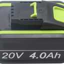WA3553 Replacement 4.0Ah 20V WA3014 WA3551 WA3556 WA3570 WA3572 WA3641 RW9351.1 Battery, Compatible with 20V Wox WX390 WX176 WX178 Cordless Power Tools
