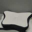 Osteo Sustained Cervical Health Neck Pillow, Contour Zoned Design Ergonomic Pillow for Pain Relief, No-Temperature Affected Memory Foam Pillows, Cooling Pillow Support Side, Back, Stomach Sleeper (Dark Gray)