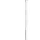 SWIMLINE HYDROTOOLS Tube Style 7 Foot Poolside Shower, Adjustable Head & Foot Tap Spigot With Valve Controls, Standard Garden Hose, Environmentally Friendly, Outdoor Backyard Poolside Beach Spa