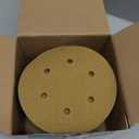 100 Grit 6 Inch Sanding Discs, 100-PCS, 6 Hole, Hook and Loop Sandpaper Set, Round Orbital Sand Paper Discs for Sander