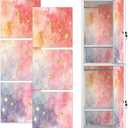 6Pcs School Locker Magnetic Wallpaper Removable Locker Wallpaper Magnetic 12" x 12" Reusable & Waterproof Sheet Trimmable Locker Accessories for School Youth Teens Christmas. (Colorful)