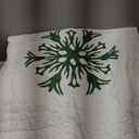 Evenhug Christmas Quilt Set,3-Piece King Size Christmas Santa Tree Elk Christmas Themed Patchwork Bedding Set Reversible Coverlet Set with 2 Pillow Shams, 106" x 96"