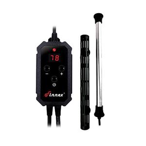 Finnex Titanium Aquarium Heater, ETL Listed UL STD, Redundancy Protection, Heater Guard (600 Watts)