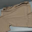 KISSMODA Womens Plus Size Tops Summer Oversized Tshirts Business Casual Outfits Short Sleeve Blouse Basic Clothes 2025 Size 2XL Brown