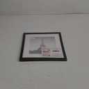 upsimples 11x11 Picture Frame, Display Pictures 8x8 with Mat or 11 x 11 Without, Wall Hanging Square Frames, Black, 1 Pack