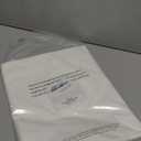 ALYVIA SPRING Stall Fabric Shower Curtain Liner Waterproof - 36" x 72", Soft & Lightweight Small Shower Curtain with Magnets for Narrow Stall Size, Machine Washable - 36x72, White