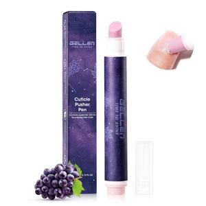 Gellen 4-in-1 Cuticle Pusher Pen with Micro-Dosing Oil, Cuticle Remover & Cuticle Oil in a Pen, Ceramic Nail Pusher Oil Pen for Hangnail & Dry & Damaged Nails, Nail Care Pen for Repair & Nourish Nails