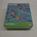 Sloosh Inflatable Pool Floats Chairs Adults, 2 Packs Floating Noodle Chair with Stripes Design Soft Fabric Covered with Sling for Swimming Pool Water Chair Pool Lounger Party Floaties