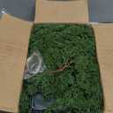 2PCS 6.2FT Christmas Garland with Lights, Real Touch Cedar Garland Thick and Lush Greenery with Soft Artificial Pine Branches for Mantle Fireplace Table Wall Outdoor Indoor Christmas Decorations