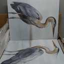 Stupell Industries Detailed Heron Bird Duo 2 Piece Gray Framed Giclee Art Set Design by Grace Popp (30L'' x 24W'')