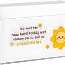 FEXIA Acrylic Napkin Holder Paper Towel Holder for Bathroom Kitchen and Dining Room, Paper Towel Dispenser Modern Dining Table Centerpiece Decor with Sun Design and Inspiring Slogans