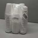 16 OZ Foam Cups With Lids for Hot & Cold Drinks, USA-Made 50-Pack.Ideal Styrofoam Coffee Cups, Insulating To-Go Cups for Soda, Tea, Juice - Sturdy, Disposable & comparable to Industry standard 16J16