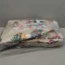 3-Piece Christmas Quilt Set King Size, Soft Xmas Snowflake Reindeer Bedding Sets Cozy Christmas Bedspread, New Year Holiday Santa Bedding Coverlet Set for All Season with 2 Pillow Shams,Red Gray