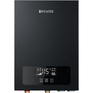 Electric Tankless Water Heater SIVUATEK 24kW, 240V - On-Demand Hot Water for Whole House - ETL Certified, Self Modulating - Compact Design for Easy Installation - for 4 Point of Use Hot Water
