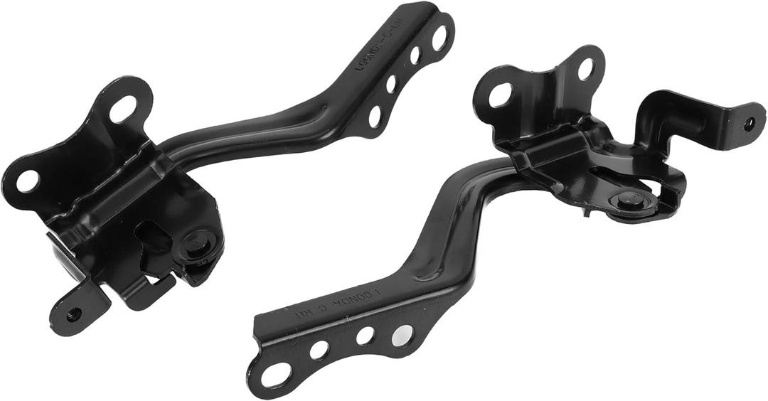 Hood Hinges for Toyota Prius C 2012-2018 Front Driver and Passenger Side No.5341052350/5342052360 Front Bonnet Bracket Black 1 Pair