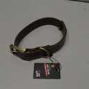 Tuff Pupper Classic Heavy Duty Dog Collar | 10x Stronger Than Leather | 100% Waterproof & Odor Proof Dog Collar | Tough Rust-Proof All Metal Hardware (Dark Brown)