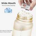 32oz Water Bottle with Chug Lid, Frosted & Clear Tritan BPA-Free, Leakproof, Wide Mouth, Portable Sports Water Bottle for Gym, Office, Travel, Outdoor (Beige)