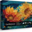 Sunflower Puzzles for Adults 1000 Pieces, Colorful Garden Flowers Puzzles for Adults Nature, Unique Impossible Spring Floral Theme for Plant Lovers