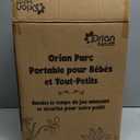 Orian Baby Playpen 50x50 Large Play Yard for Babies and Toddlers, Indoor Outdoor Playpen, Sturdy Baby Play Pen with Mesh Sides, Safe Baby Fence Play Area, Assembly Required/Not Portable, with Storage Bag