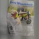 Dog Wheelchair for Back Legs - Lightweight Mobility Cart for Large Breed Dogs with Disabled, Injured, or Arthritic Hind Legs - Includes High-Visibility Vest, Leash & Sling Lift (XL)