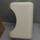 Toilet Squatting Stool,6.5 Inch Bathroom Foot Riser,Portable Step Stool For Adults(Cream White)
