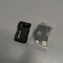 WUBEN G5 Rechargeable EDC Flashlight, 400 Lumens Dual Light Sources Mini Flashlight with RGB Light, Portable Flat Pocket Flashlights, Magnetic Keychain Flashlight for Outdoor Home Emergencies (Black)