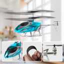 VATOS RC Helicopter for Boys, 2.4G Remote Control Helicopter with LED Light for Kids 12+ Years Old, Fixed Height, One-Key Take-Off, Indoor RC Planes Ideal Festival Gifts for Boys Adults