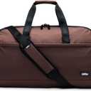 Halfday Convertible 2-in-1 Premium Garment Duffel Weekender Bag 45L: Wrinkle-Free Travel (Hanging Suit Compartment, Shoe Pockets, Trolley Sleeve), Balistic Nylon Carry-on, Port