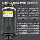 2PCS Rear Air Suspension Spring Bags for Mercedes-Benz X164 W164 GL320 GL350 GL450 GL550 ML320 ML350 ML450 ML500 ML63 AMG 2006-2015 1643200725 1663200325 1643200725 1643200225 1643200425