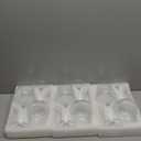 Red Wine Glasses Set of 6, 19.5 oz Burgundy Glasses for Wine Tasting, Anniversary, Wedding - Clear