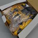 Christmas Inflatable Outdoor Decorations, 4FT Inflatables Cute Dog Yard Decorations Decor with 2 LED Lights, Blow up Santa Puppy Holiday Decor for Indoor Outside Lawn Garden