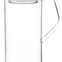 KINTO CAST 21676 Water Jug, 25.5 fl oz (750 ml), Heat-resistant Glass, Microwave and Dishwasher Safe (25.4 Ounces)