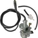 Caltric Carburetor Compatible with Honda Trx250Ex Trx 250Ex Sportrax 250 2001-2005 with Throttle Cable