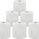 Genuine Joe Hardwound Roll Towels, White, 7" x 850', 6 Count