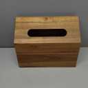 YANGQIHOME Acacia Hand Towel Box Cover Compatible with Kleenex Disposable Paper Hand Towels, Wall Mounted Paper Towel Holders, Hand Towel Holder for Bathroom, Car, Tabletop