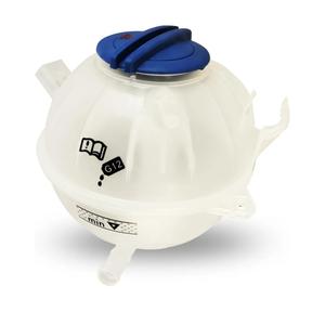 603-253 1K0121407A Coolant Reservoir Tank with Cap for 2006-2019 Aud1 A3 Q3 TT RS3 & VW Jetta Passat Golf GTI Beetle CC Eos Rabbit (2006-2019 Models) - Replacement Engine Coolant Expansion Tank
