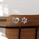 Ant Chrome Mirror Glossy Metallic Foil Vinyl - Easy to Weed & Transfer Silver Permanent Vinyl Roll Ideal for Create DIY Projects, Decals, Stickers for Crafts (12inch x 10ft)