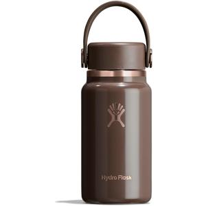 Hydro Flask Micro Bottle - Leak Proof Purse or Pocket Flask - Insulated Mini Water Bottle 6.7 Oz Chocolate Rose Gold