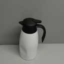 70oz Coffee Carafe Airpot Insulated Coffee Urn Stainless Steel Vacuum Thermal Pot Flask Dispenser for Coffee, Hot Water, Tea, Hot Beverage - Keep 12 Hours Hot, 24 Hours Cold -White
